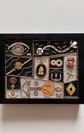 Double Fish - One-of-a-kind Upcycled Jewelry Artwork