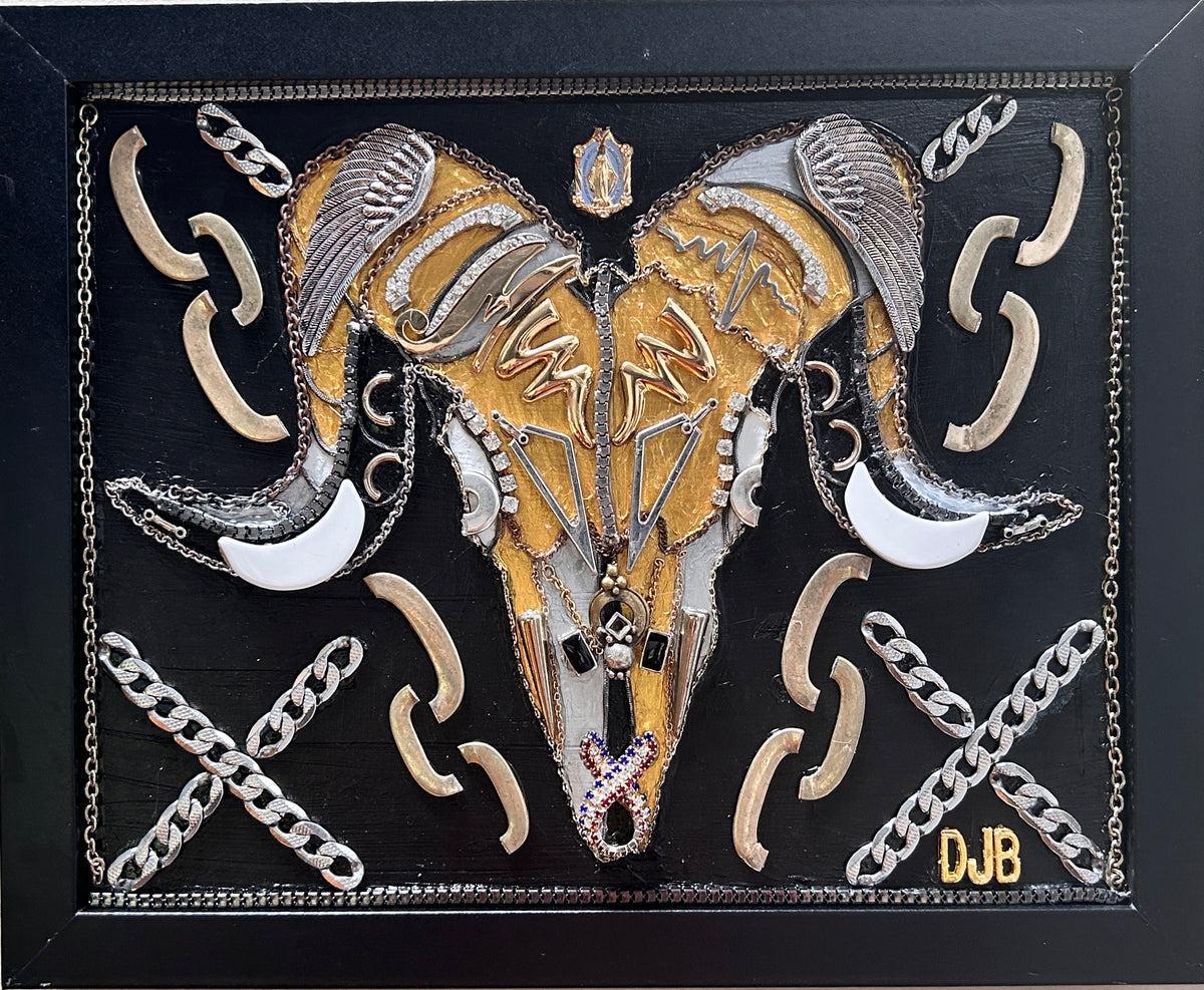 Georgia On My Mind - One-of-a-Kind, Up-cycled Jewelry Artwork