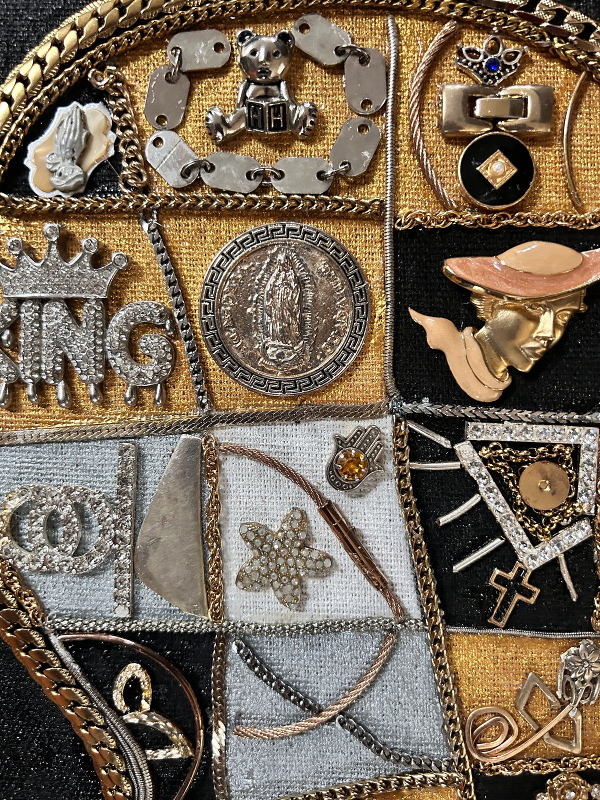 King - One-of-a-Kind, Up-cycled Jewelry Artwork