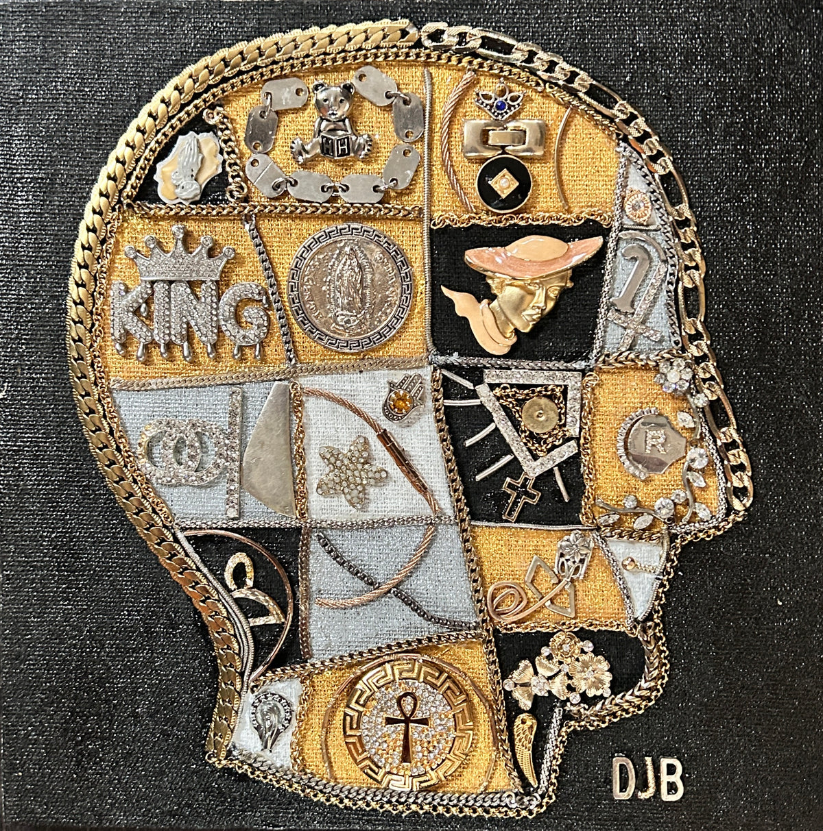 King - One-of-a-Kind, Up-cycled Jewelry Artwork